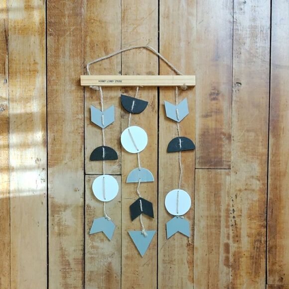 Rustic Gray and White Wall Hanging Decor Distressed Outdoor Camping Boys Room - Picture 3 of 8